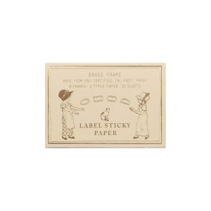 Boite à Etiquettes – Cadre Laiton