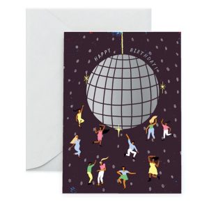 Carte Anniversaire Disco Ball