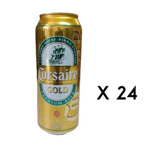CASH BOISSONS  – CORSAIRE Gold – Bière Blonde – La caisse de 24 x 500 ml