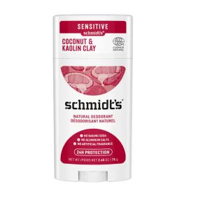 SCHMIDT&rsquo;S – Déodorant Naturel – Coco et Argile – 58 ml